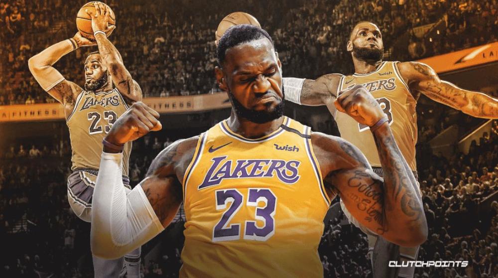  湖人,詹姆斯,突破纪录,历史得分王再创新高</p>